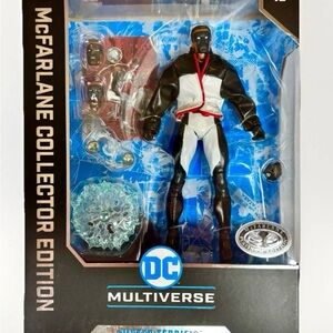 DC Comics Multiverse McFarlane Collector Edition-Platinum Edition, Mr. Terrific